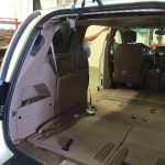 van interior back together